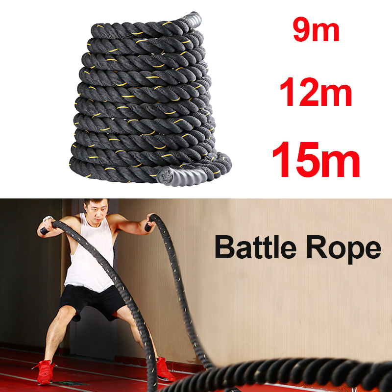 9M/12M/15M 피트니스 배틀 로프 크로스핏 헤비  - Crossfit Workout With Equipment 리뷰 및 가격